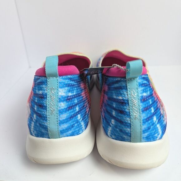 Skechers Tie Dye Multicolor Ultra Flex Air Cooled Memory Foam Slip On Sneaker 11 - Picture 3 of 8